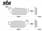 Τακάκια SBS 181HF (FA196)(FD130)